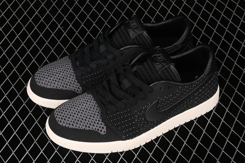 All categories Air Jordan Jordan series basketball shoes Air Jordan 1 Low Air Jordan 1 Low AJ1 Joe 1 knitted black low-top basketball shoes AH4506-010